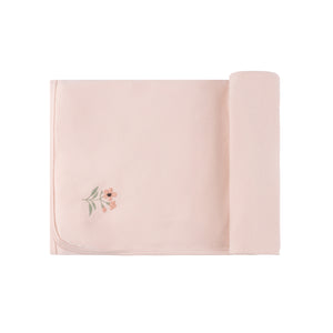 Ely's & Co. Pocket Full of Flowers Footie, Bonnet & Blanket - Blush