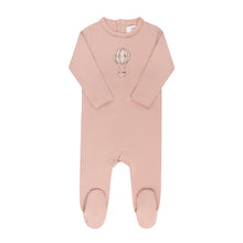 Load image into Gallery viewer, Ely&#39;s &amp; Co French Terry Hot Air Balloon Footie - Pink