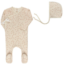 Load image into Gallery viewer, Ely&#39;s &amp; Co Vine Collection Footie &amp; Bonnet - Ivory Pink