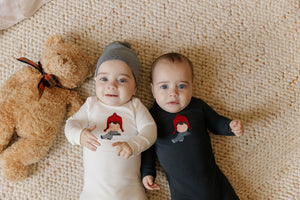 Ely's & Co Autumn Kids Footie & Beanie - Navy