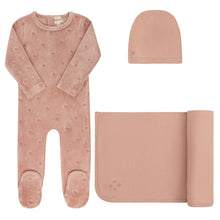 Load image into Gallery viewer, Ely&#39;s &amp; Co Velour Embroidered Floral 3 Pc Set - Pink