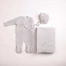 Load image into Gallery viewer, Bee and Dee All Things Velour 3 Pc Set - Dusty Blue