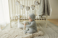 Load image into Gallery viewer, Lil Legs Popcorn Weave Cardigan &amp; Bonnet - Light Blue