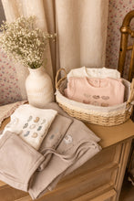 Load image into Gallery viewer, Bee and Dee Bib Collection 3 Pc Set - Coffee