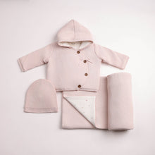 Load image into Gallery viewer, Bee and Dee Delicata Knit Jacket &amp; Beanie - Mauve