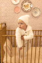 Load image into Gallery viewer, Bee and Dee Delicata Knit Jacket and Beanie - Linen Girls