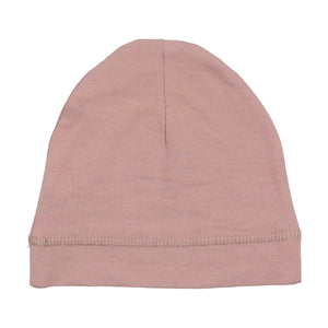 Lil Legs Brushed Cotton Wrapover Footie and Beanie - Rose