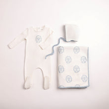 Load image into Gallery viewer, Bee and Dee Butterfly Motif 3 Pc Set - Chalk White Boys