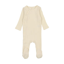 Load image into Gallery viewer, Lil Legs Dotted Rib Footie, Beanie and Blanket - Ivory/Mulberry