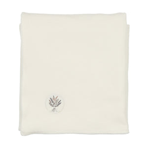 Bee and Dee Embroidered Velour Embossed 3 Pc set - White Boys