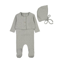 Load image into Gallery viewer, Bee and Dee Floral Print Cardigan 4 Pc Set - Meadow Mist