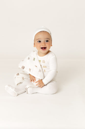Bee & Dee Home Sweet 3 Pc Set - Chalk White Boys