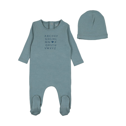 Bee and Dee I Love You 3 Pc Set - Deep Marine