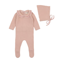 Load image into Gallery viewer, Bee &amp; Dee Knit Ditsy 3 pc Set - Champagne Pink