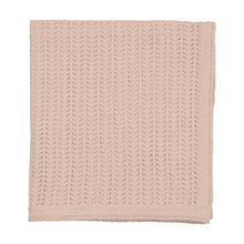 Load image into Gallery viewer, Bee and Dee Knit Ensemble 4 Pc &amp; Blanket - Pearly Pink