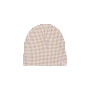 Lil Legs Gingham Bunny Footie & Beanie - Petal