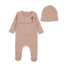 Load image into Gallery viewer, Bee and Dee Let's Go Footie &amp; Beanie - Rose