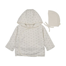 Load image into Gallery viewer, Lil Legs Bitsy Floral Footie &amp; Bonnet - Cream/Pink