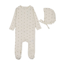Load image into Gallery viewer, Lil Legs Bitsy Floral Jacket and Bonnet - Cream/Pink