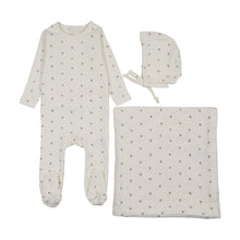 Load image into Gallery viewer, Lil Legs Bitsy Floral 3 Pc Set - Cream/Pink