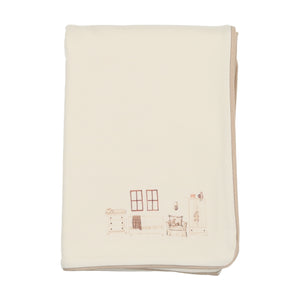 Bee and Dee Little Nursery Footie, Beanie & Blanket - Taupe