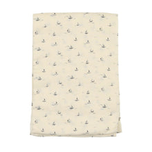 Load image into Gallery viewer, Lil Legs Nautical Footie, Bonnet, and Blanket - Cream