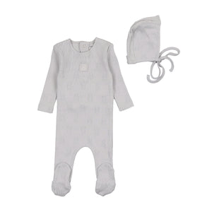 Bee & Dee Petit Ourse Pointelle 3 pc Set - Fortress