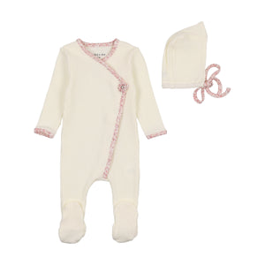 Bee & Dee Poplin Trim 3 pc Set - Girls Print
