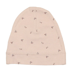 Lil Legs Printed Wrapover Footie and Beanie Florette