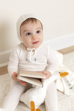 Load image into Gallery viewer, Bee and Dee Rattles Pointelle 3 pc Set - Chalk White Boys