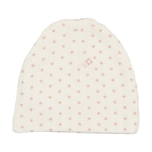 Load image into Gallery viewer, Lil Legs Ribbed Star Footie and Beanie White/Pink
