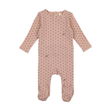 Load image into Gallery viewer, Lil Legs Ribbed Star Footie and Beanie Pink/Rose