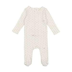 Lil Legs Ribbed Star 3 Pc Set - White/Pink