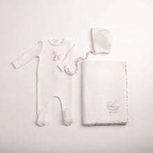 Load image into Gallery viewer, Bee and Dee Rocking Horse 3 Pc Set - Chalk White Girls