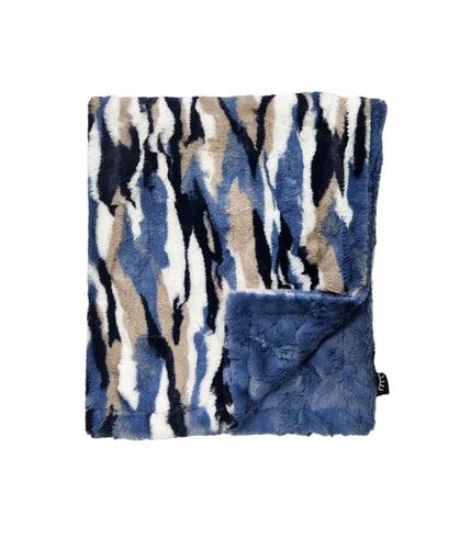 Winx and Blinx Blanket - Himalayas Denim Minky