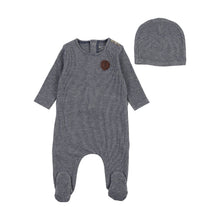 Load image into Gallery viewer, Bee and Dee Snuggle Soft Footie &amp; Beanie - Captain Blue
