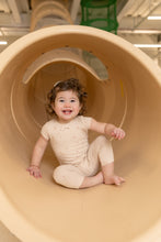 Load image into Gallery viewer, Bee and Dee Sweet Berry Romper - Cream Puff