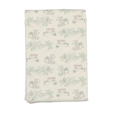 Load image into Gallery viewer, Bee and Dee Toile Footie, Beanie &amp; Blanket - Ivory Girls