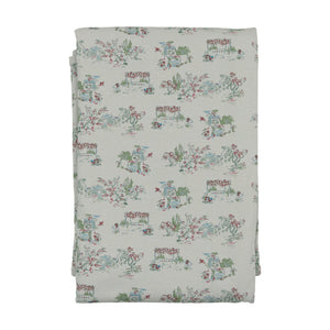 Bee and Dee Toile Footie, Beanie & Blanket - Pale Blue