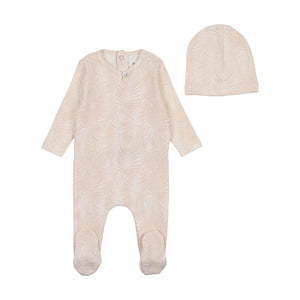 Bee & Dee Tropical Print 3 pc Set - Sand Pink