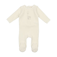 Load image into Gallery viewer, Lil Legs Velour Bunny 3 Pc Set - White With Balloon