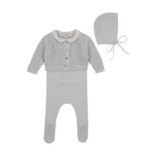Load image into Gallery viewer, Bee and Dee Waffle Ensemble 4 Pc Set - Crisp Blue