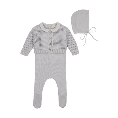 Bee and Dee Waffle Ensemble - Crisp Blue