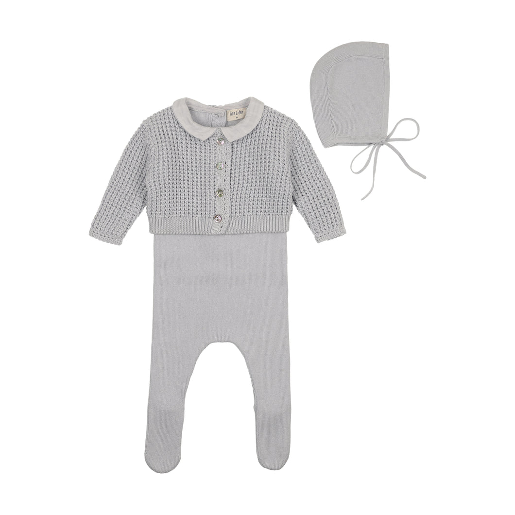 Bee and Dee Waffle Ensemble - Crisp Blue