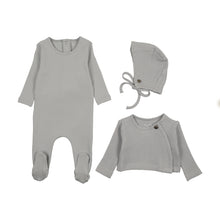 Load image into Gallery viewer, Bee and Dee Waffle Sweater Set - Dusty Blue