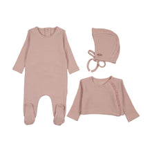 Load image into Gallery viewer, Bee and Dee Waffle Sweater Set - Muted Pink