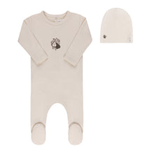 Load image into Gallery viewer, Ely&#39;s &amp; Co. Fruit Collection Footie &amp; Beanie - Ivory Pear