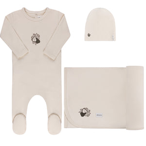 Ely's & Co. Fruit Collection 3 pc Set - Ivory Pear