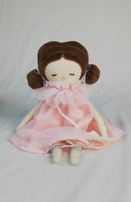 Lill Sparkly Heart Plush Soft Doll