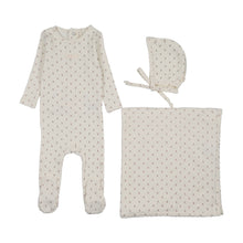 Load image into Gallery viewer, Lil Legs Floret Print 3 Pc Set - Cream/Pink